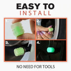 Fluorescent Tire Valve Caps — Glow in the Dark, Dustproof & Corrosion Resistant