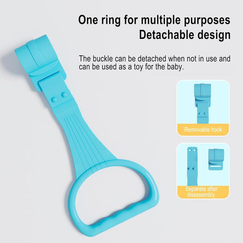 Baby Pull Up Rings 4 Pack – Playpen Handle Grip for Toddlers to Stand Up