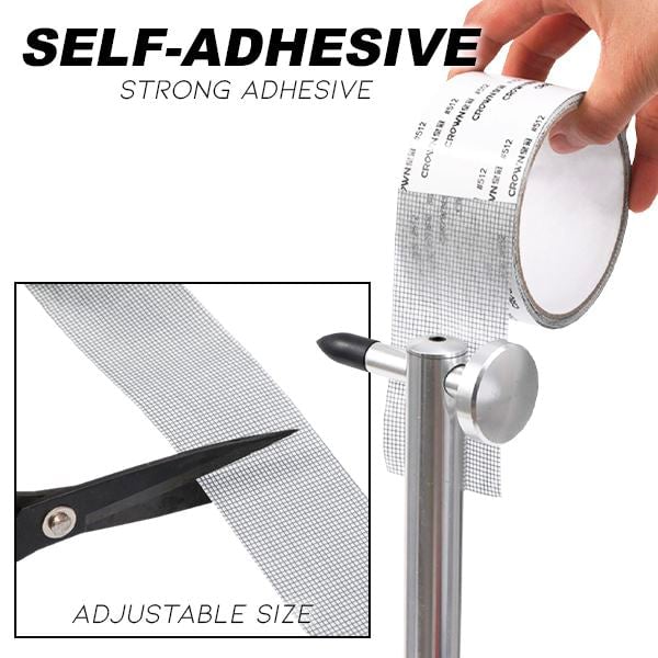 Strong Adhesive Screen Repair Tape – For Window, Door, RV & Tent