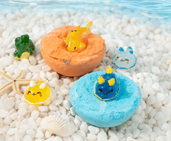 Kid Bath Bombs with Surprise Toy Inside – Mega Bubbles & Hidden Ocean Creatures