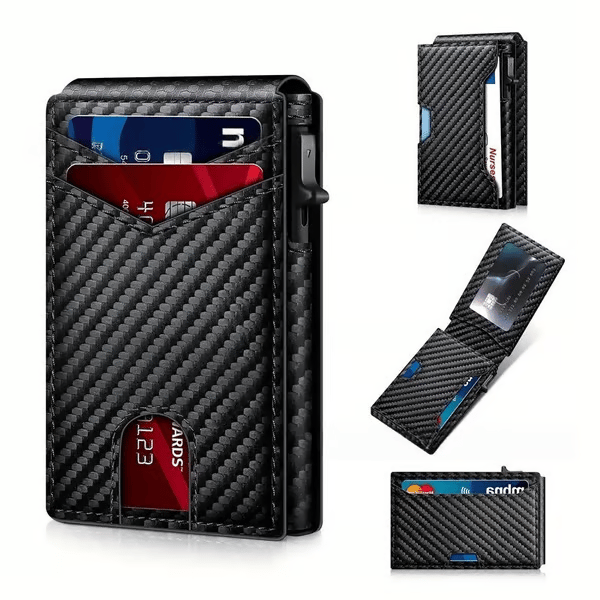 Slim Pop-Up Wallet for Men