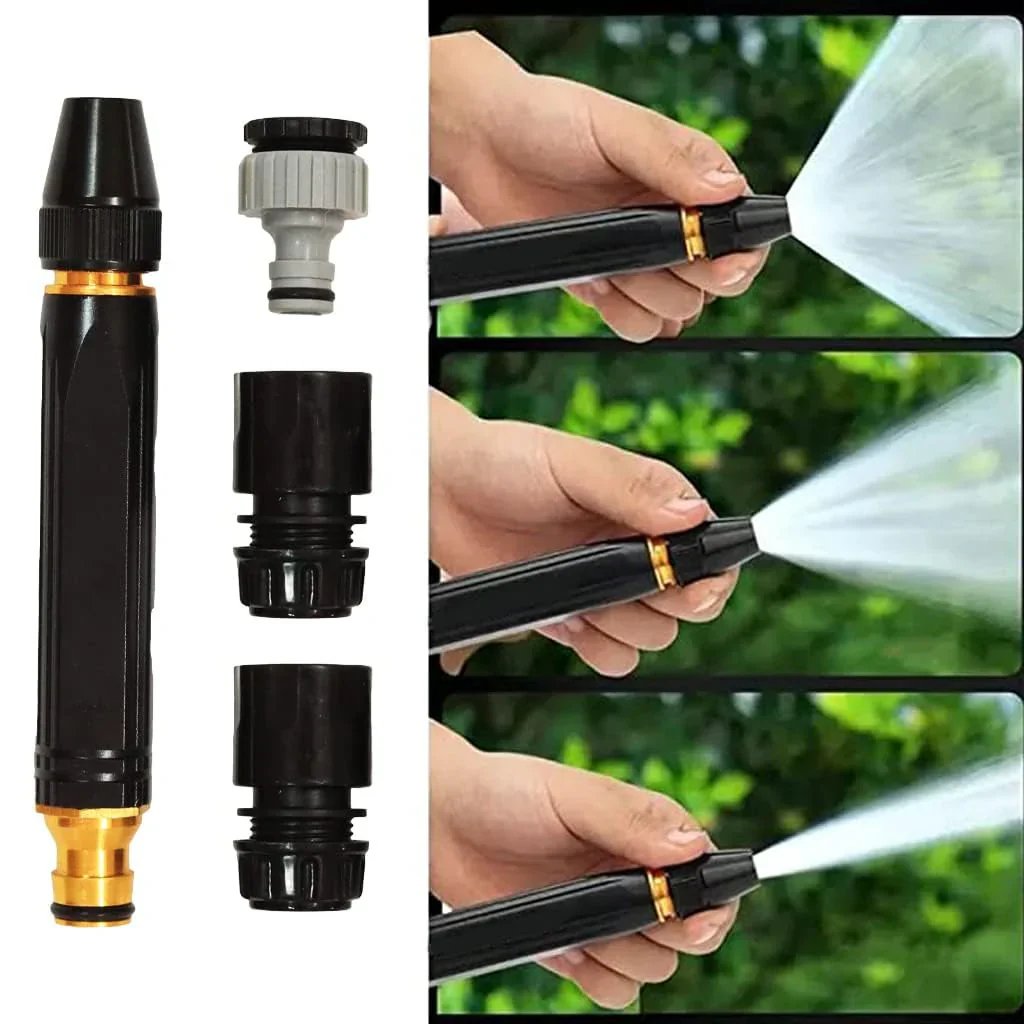 High Pressure Water Gun for Car Washing & Garden Watering — 3 Adjustable Spray Modes