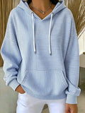 💝💝Women Striped Long Sleeve Casual Daily Spring/Fall Hoodie