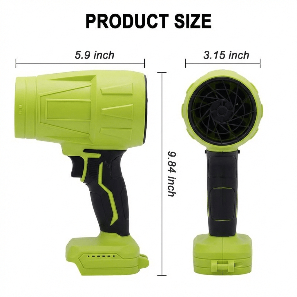 Cordless Handheld Air Duster & Blower – High-Speed Turbine Fan for Car, Computer, Home & Outdoor Cleaning