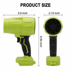 Cordless Handheld Air Duster & Blower – High-Speed Turbine Fan for Car, Computer, Home & Outdoor Cleaning
