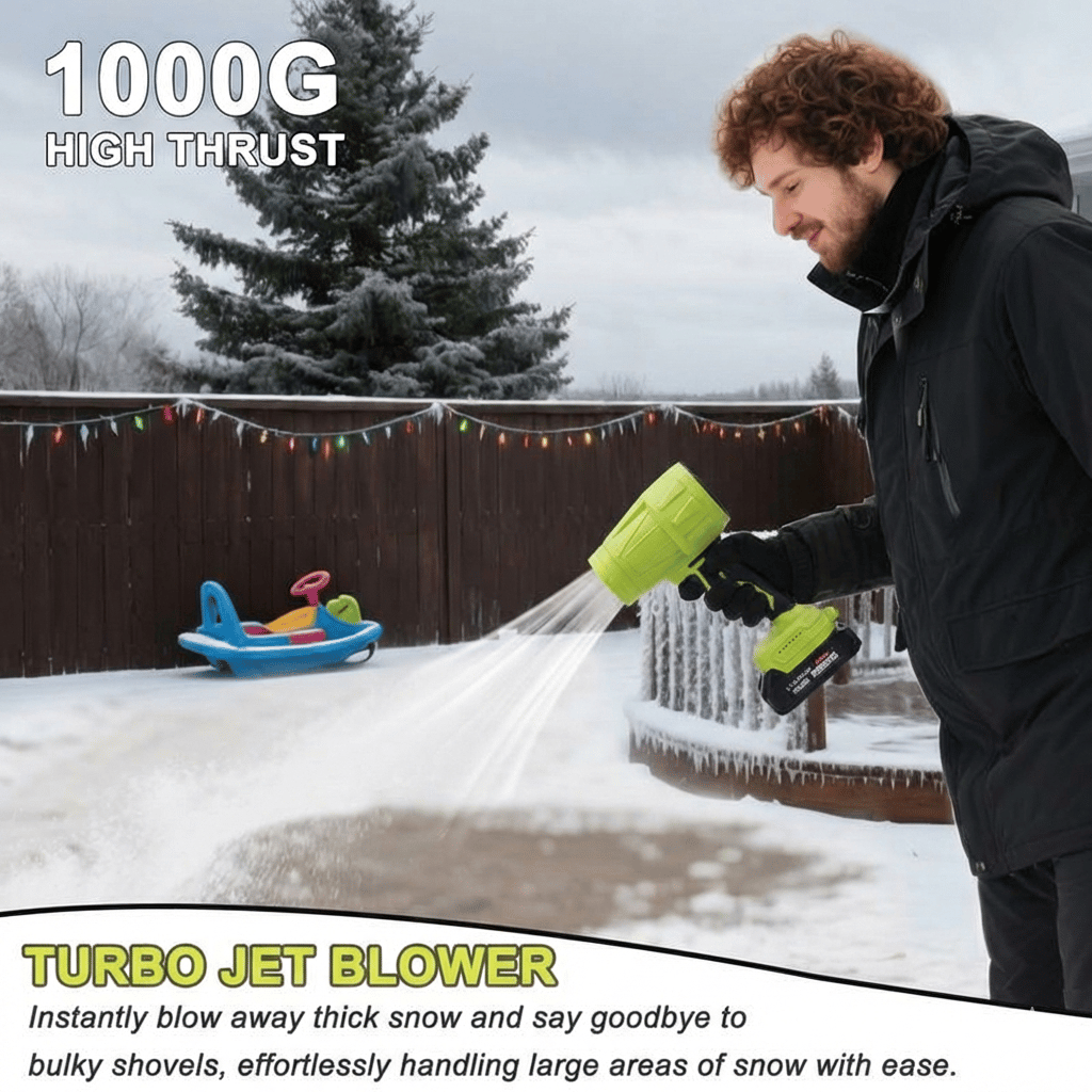 Cordless Handheld Air Duster & Blower – High-Speed Turbine Fan for Car, Computer, Home & Outdoor Cleaning