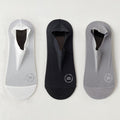No-Show Anti-Slip Socks 3-Pack – Breathable Combed Cotton, Silicone Grips