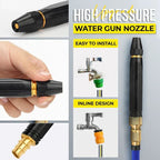 High Pressure Water Gun for Car Washing & Garden Watering — 3 Adjustable Spray Modes