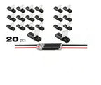 Lever Wire Connectors 2 Pin 20 PCS – Quick Splicing Electrical Terminal Block for DIY Home Wiring