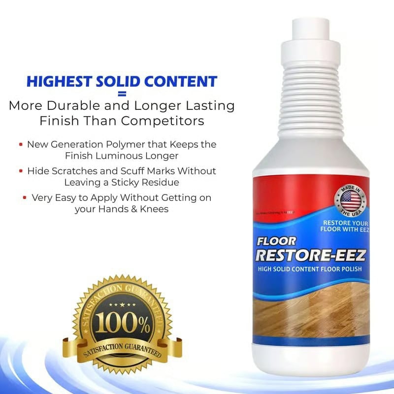 Floor Restorer & Polish – Instant Shine & Protection for Hardwood, Laminate, Vinyl & Tile
