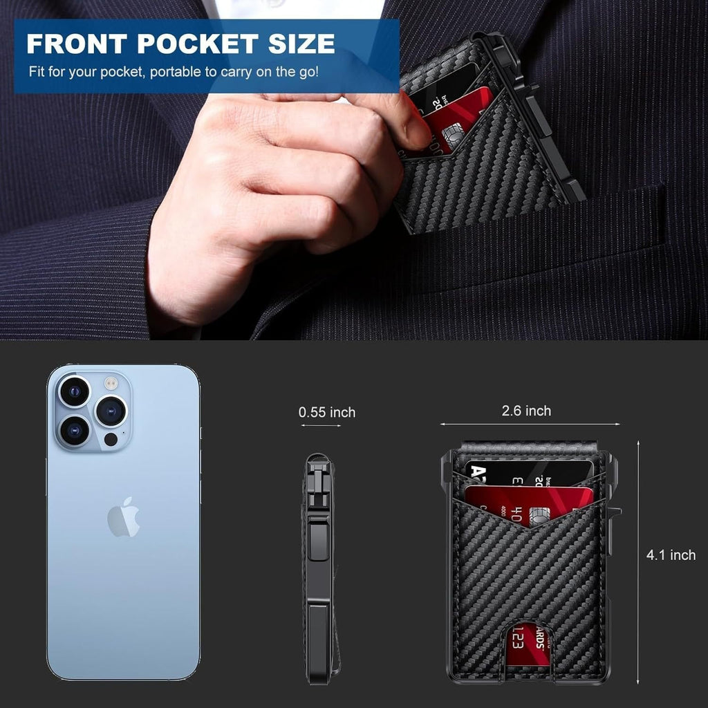 Slim Pop-Up Wallet for Men