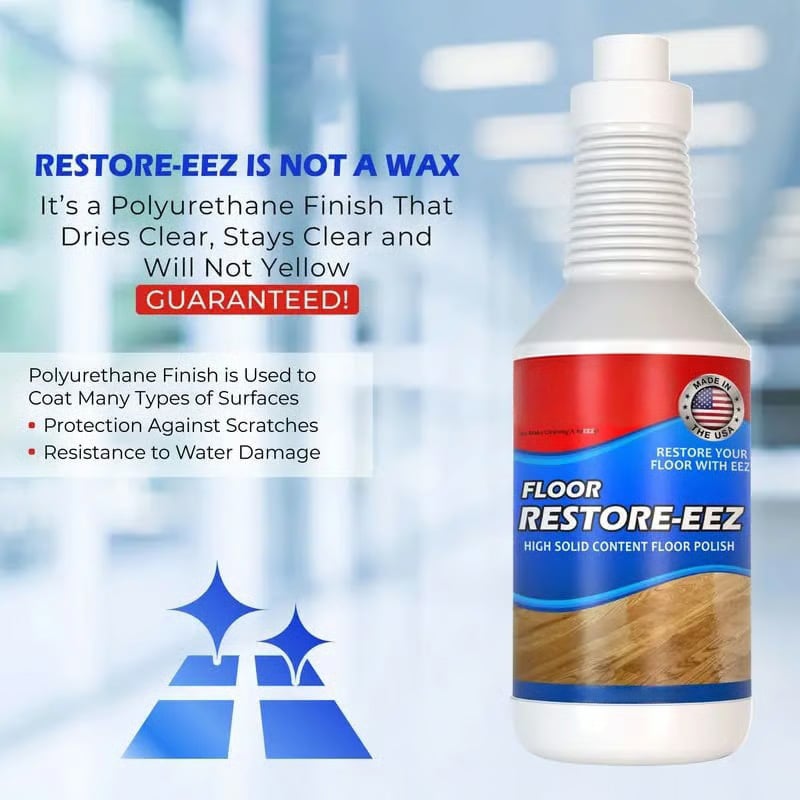 Floor Restorer & Polish – Instant Shine & Protection for Hardwood, Laminate, Vinyl & Tile