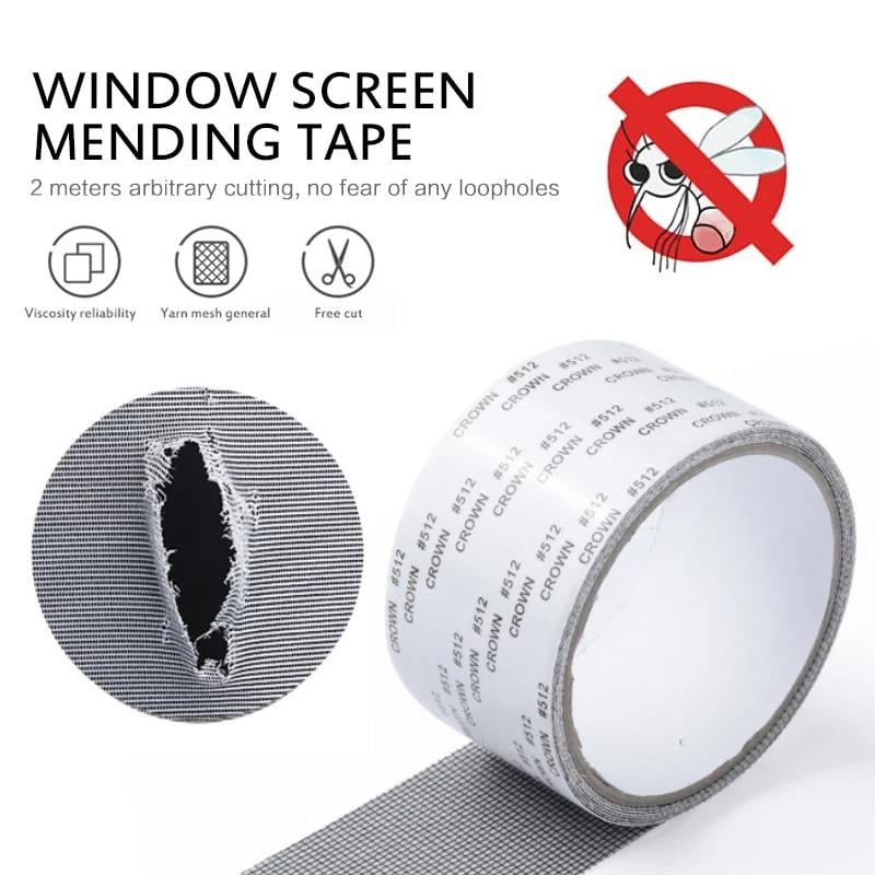 Strong Adhesive Screen Repair Tape – For Window, Door, RV & Tent