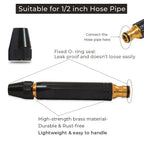 High Pressure Water Gun for Car Washing & Garden Watering — 3 Adjustable Spray Modes